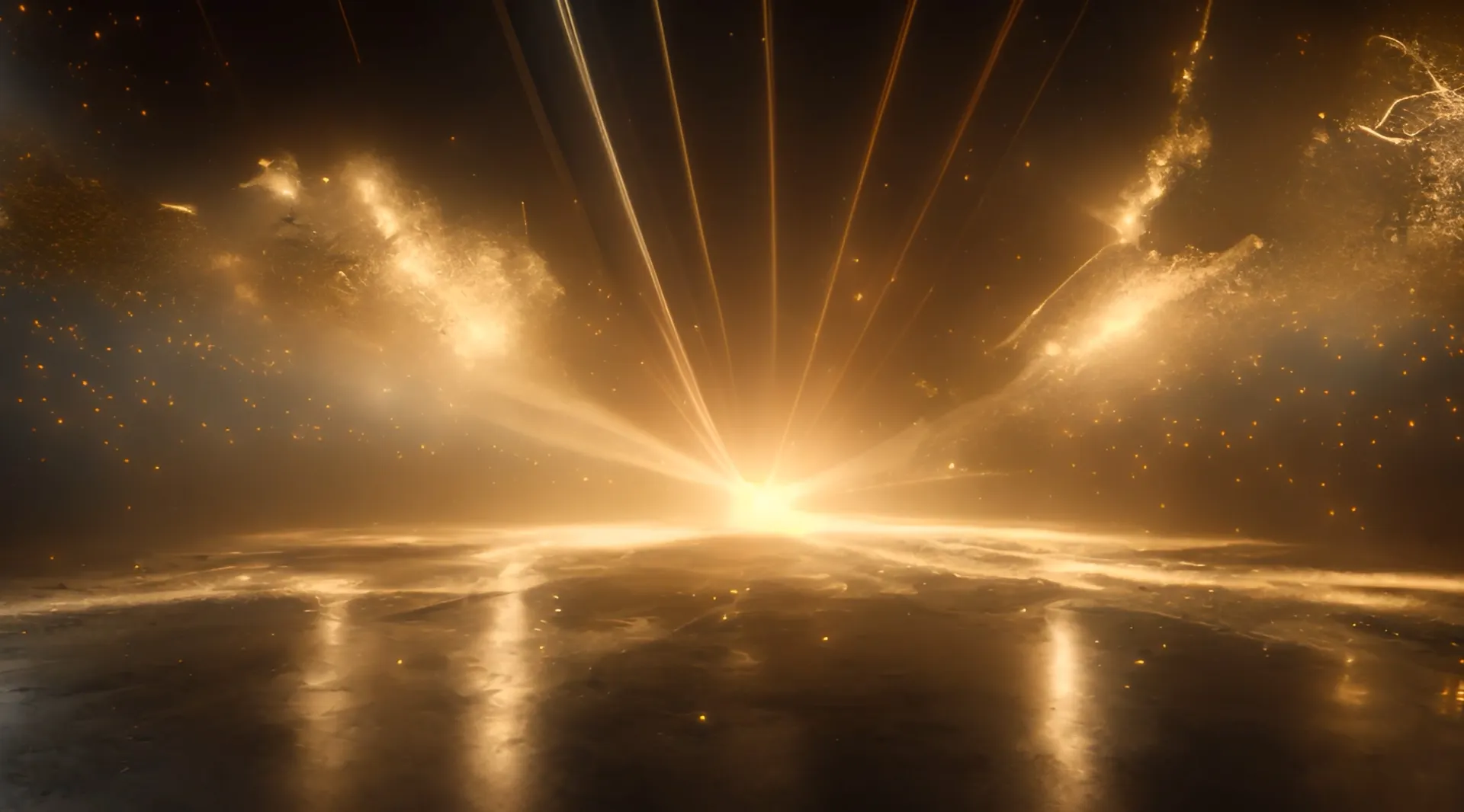Cinematic Radiant Star Explosion Stock Video